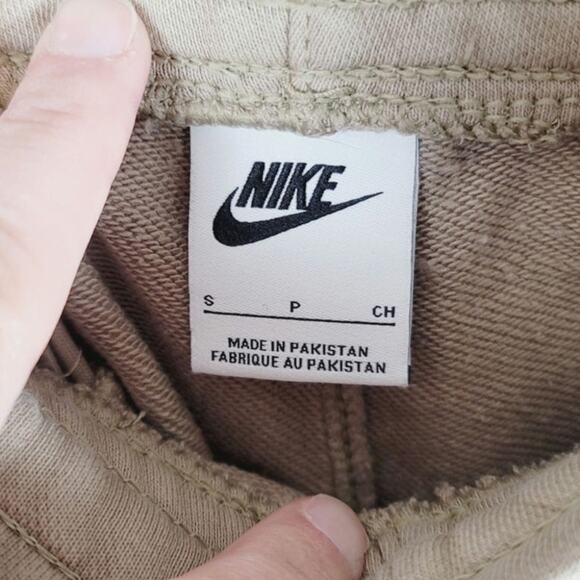 Nike HBR Fleece Tech Pants Have A Nike Day in Tan, sz Small - Picture 5 of 14